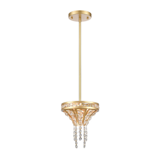 Fantania Two Light Pendant in Champagne Gold