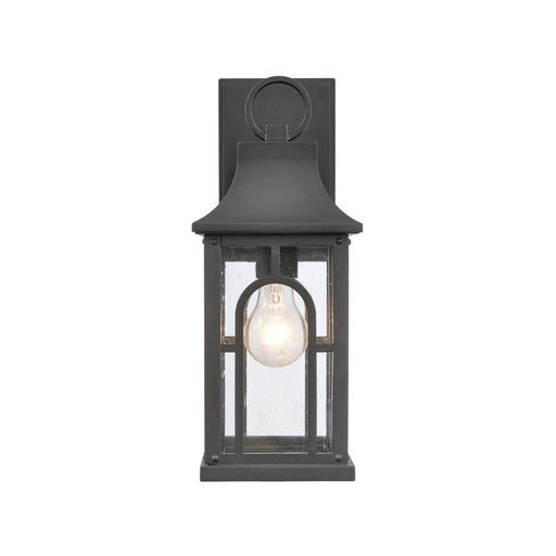 Triumph One Light Outdoor Wall Sconce in Textured Black