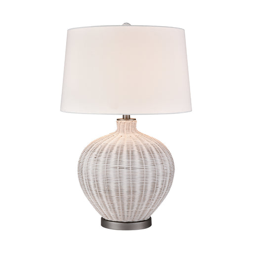 Brinley One Light Table Lamp in White