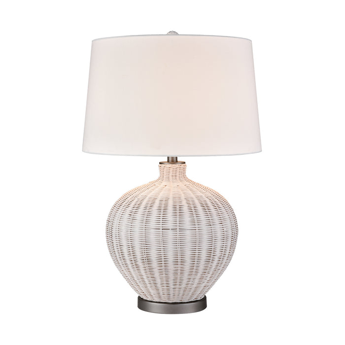 Brinley One Light Table Lamp in White