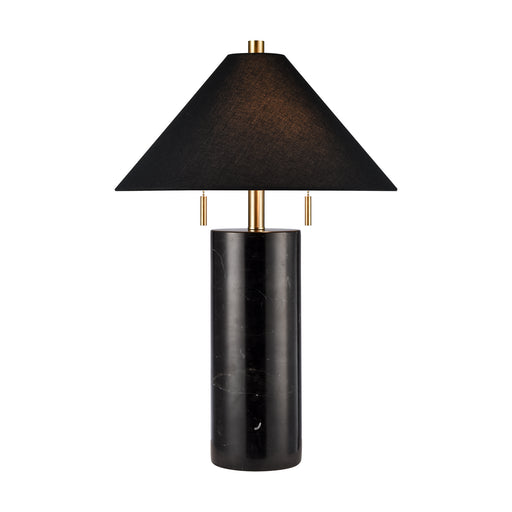 Blythe Two Light Table Lamp in Black