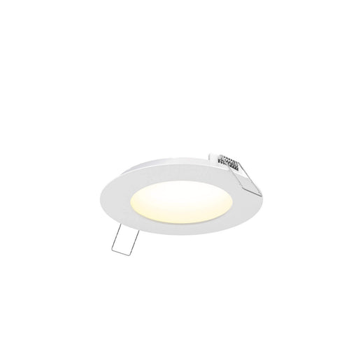 Panel Light With Dim-To-Warm Technology in White