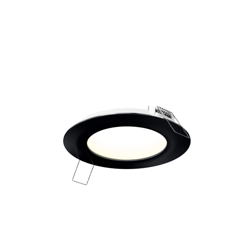 LED Recessed Panel Light in Black