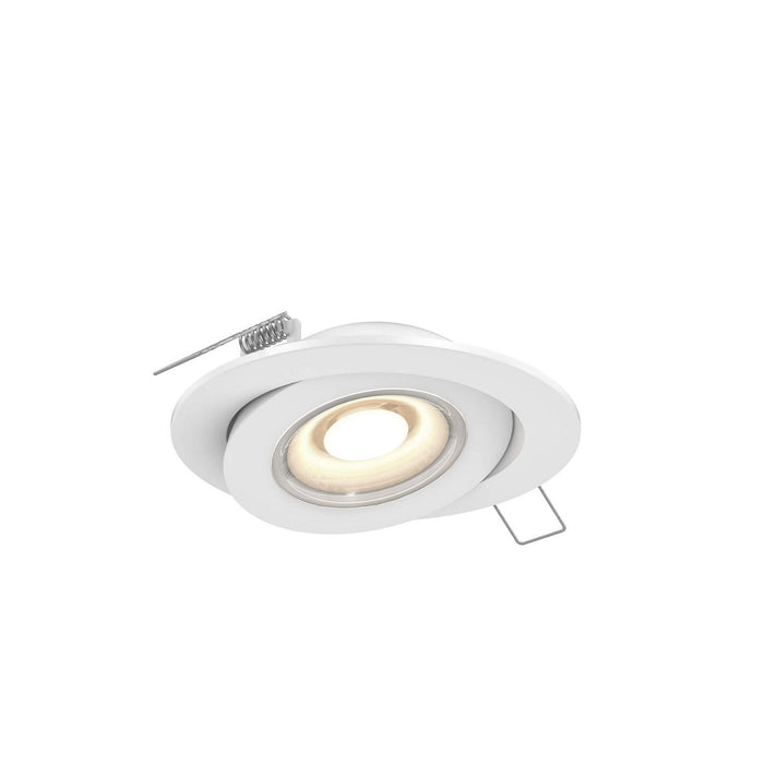 Recessed LED Gimbal Light in White