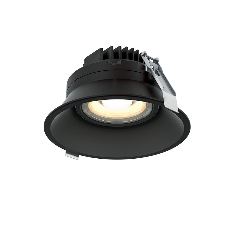 Regressed Gimbal Down Light in Black
