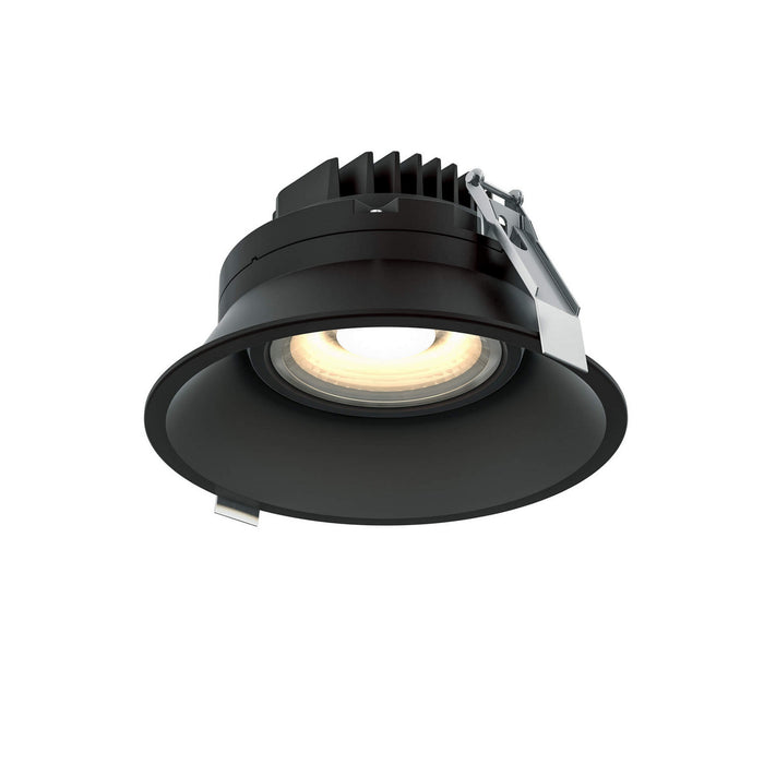 Regressed Gimbal Down Light in Black