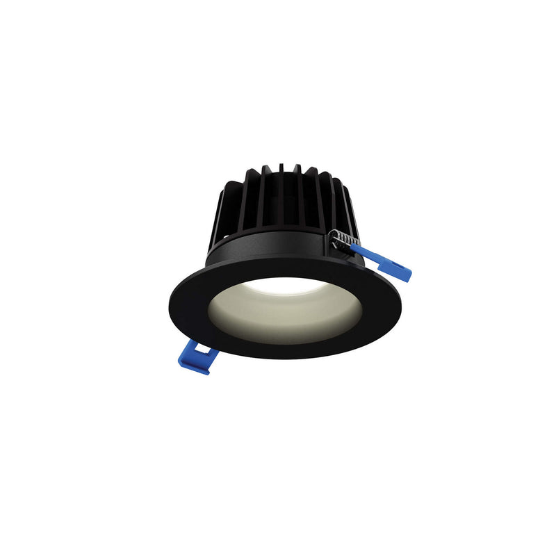 Regressed Gimbal Down Light in Black