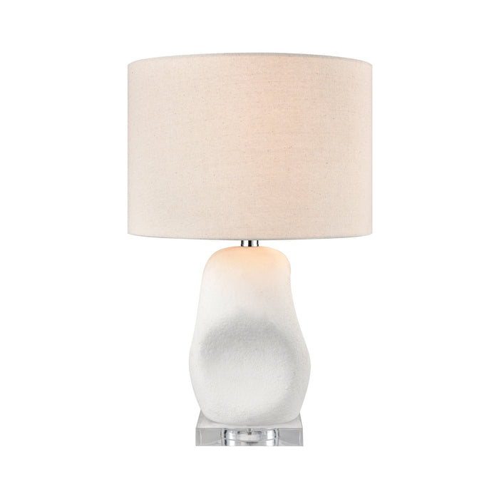 Colby One Light Table Lamp in Dry White