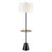 Abberwick One Light Floor Lamp in Matte Black