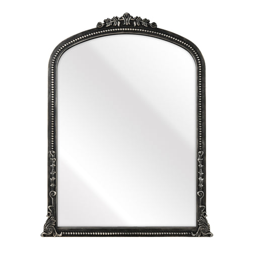 Lise Wall Mirror in Aged Black