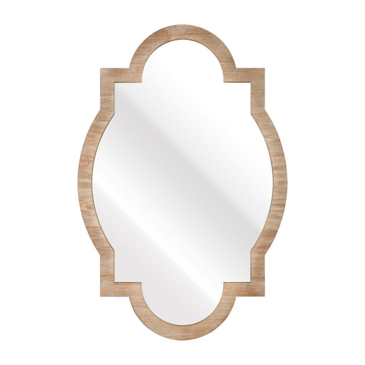Ogee Mirror in Wood Tone