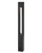 Atlantis Bollard One Light Bollard in Satin Black