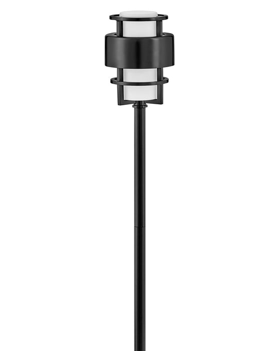Saturn Path LED Path Light in Satin Black