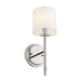 Ali One Light Wall Sconce in Polished Nickel