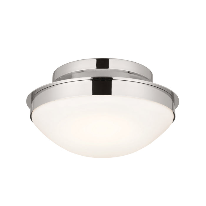Bretta Two Light Flush Mount in Polished Nickel