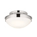 Bretta Two Light Flush Mount in Polished Nickel