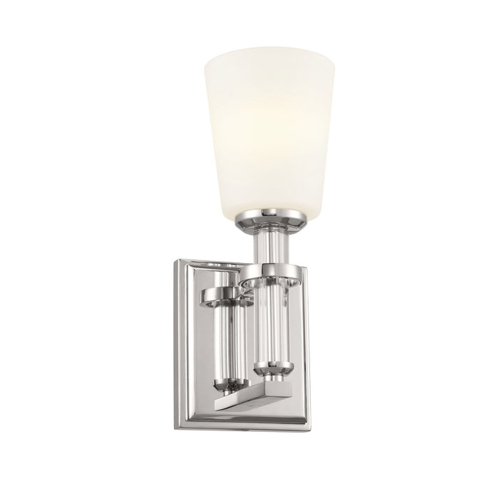 Rosalind One Light Wall Sconce in Polished Nickel