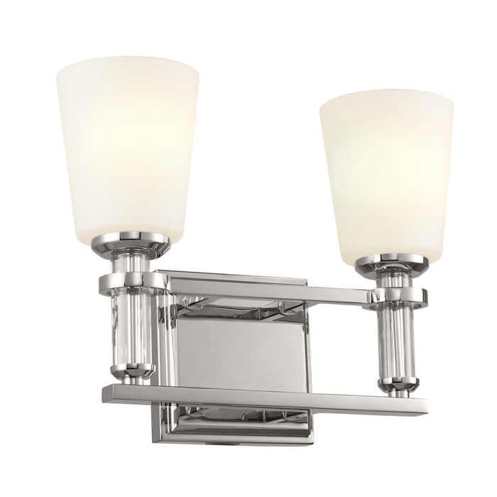 Rosalind Two Light Bath in Polished Nickel