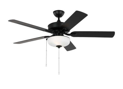 Linden Outdoor LED 52'' Ceiling Fan in Midnight Black