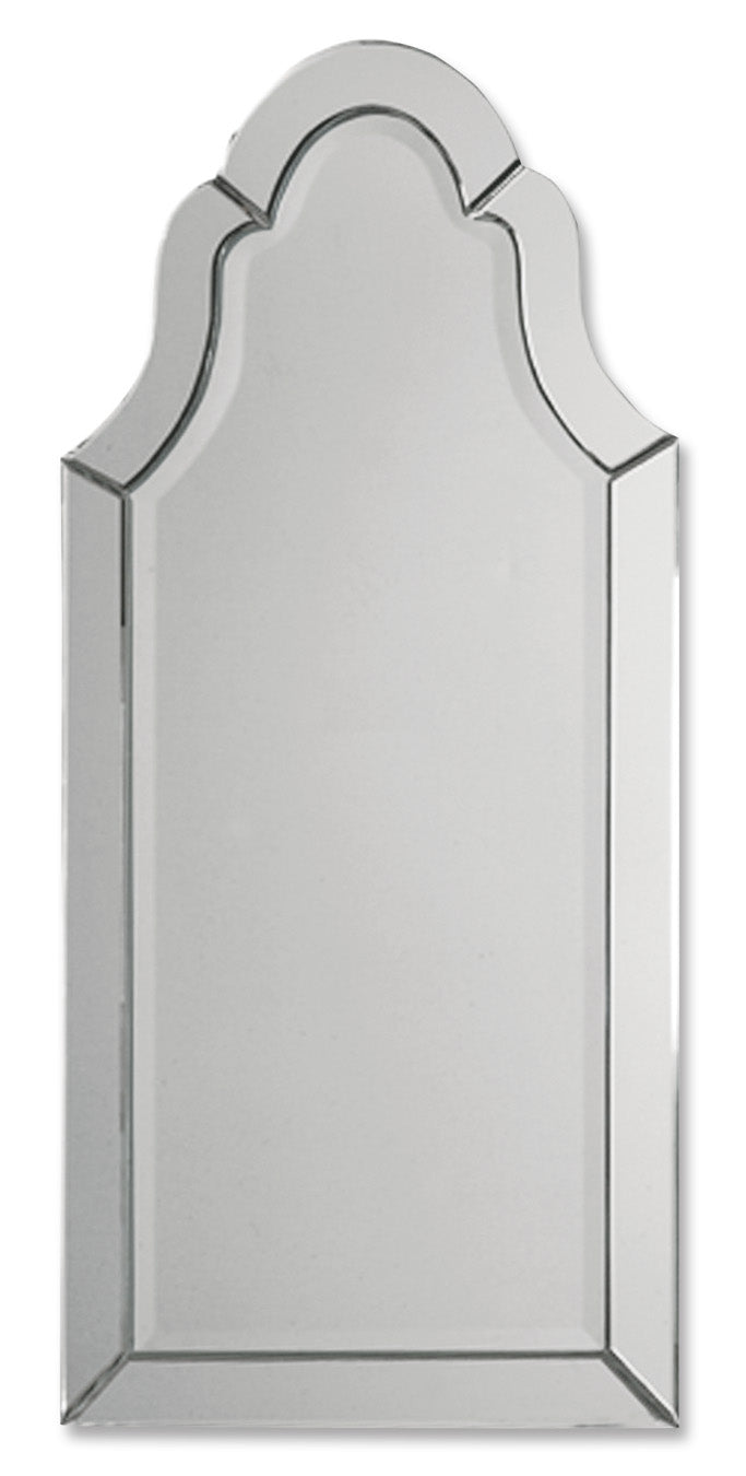 Uttermost's Hovan Frameless Arched Mirror Designed by Grace Feyock