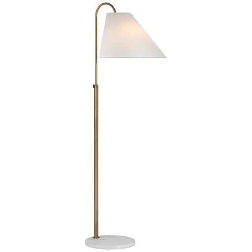 Kinsley LED Floor Lamp in Soft Brass