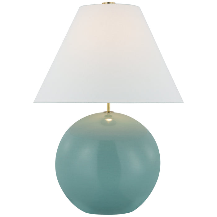 Brielle LED Table Lamp in Seafoam Blue