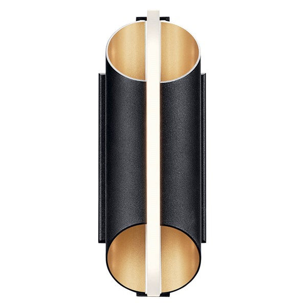 Astalis LED Outdoor Wall Mount in Textured Black