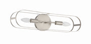 Mindful Two Light Wall Sconce in Brushed Polished Nickel