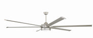 Prost 102" Ceiling Fan in Painted Nickel