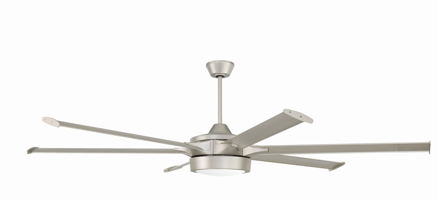 Prost 78" Ceiling Fan in Painted Nickel