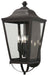 Savannah Four Light Outdoor Wall Mount in Sand Coal