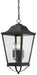 Savannah Four Light Outdoor Chain Hung in Sand Coal
