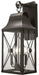 De Luz Four Light Outdoor Wall Mount in Oil Rubbed Bronze W/ Gold High