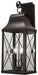 De Luz Four Light Outdoor Wall Mount in Oil Rubbed Bronze W/ Gold High