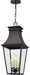 Gloucester Four Light Outdoor Chain Hung in Sand Coal