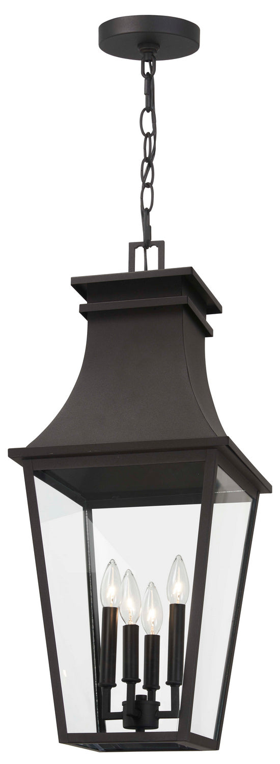 Gloucester Four Light Outdoor Chain Hung in Sand Coal