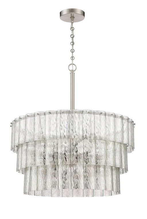 Museo 12 Light Pendant in Brushed Polished Nickel