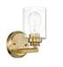 Bolden One Light Wall Sconce in Satin Brass