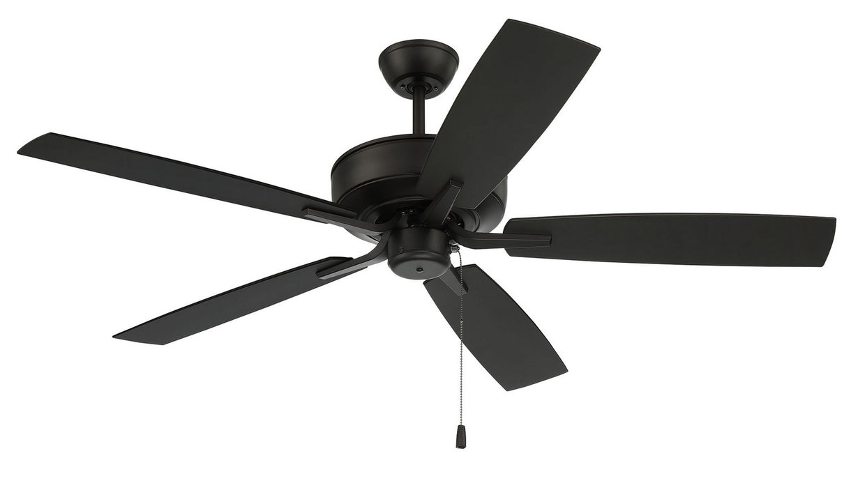 Outdoor Pro Plus 52" Outdoor Ceiling Fan in Flat Black