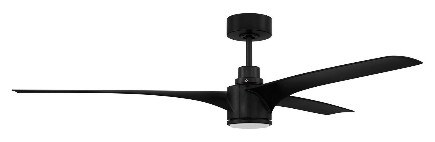 Phoebe 60" Ceiling Fan in Flat Black