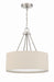 Duke Three Light Pendant in Brushed Polished Nickel