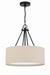 Duke Three Light Pendant in Flat Black