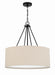 Duke Three Light Pendant in Flat Black