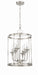 Jolenne Six Light Foyer Pendant in Brushed Polished Nickel