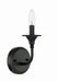 Jolenne One Light Wall Sconce in Flat Black