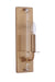 Graclyn One Light Wall Sconce in Satin Brass