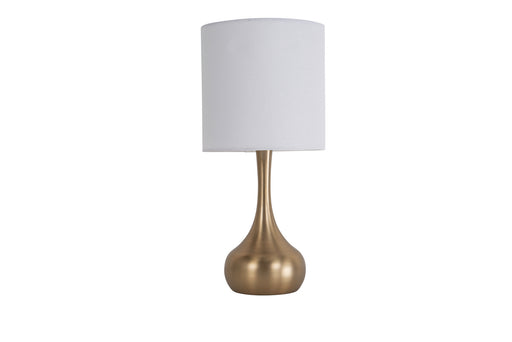Table Lamp One Light Table Lamp in Satin Brass