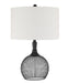 Table Lamp One Light Table Lamp in Matte Black