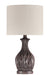Table Lamp One Light Table Lamp in Painted Brown