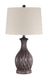 Table Lamp One Light Table Lamp in Painted Brown
